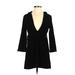 Juicy Couture Casual Dress - Sweater Dress: Black Dresses - Women's Size Small