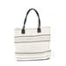 Dash & Albert Tote Bag: Ivory Color Block Bags