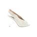 Imagine by Vince Camuto Heels: Ivory Grid Shoes - Women's Size 9