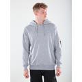 Hoodie ALPHA INDUSTRIES "ALPHA Men - Hoodies X-Fit Hoody" Gr. L, grau (grey heather) Herren Sweatshirts