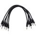 Erica Synths Braided Eurorack Patch Cables (Black, 5-Pack, 7.9") 4751030828978