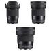 Sigma 16mm, 30mm, and 56mm f/1.4 DC DN Contemporary Lenses Kit (Nikon Z) 402973