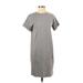 Express Casual Dress - Shift: Gray Print Dresses - New - Women's Size X-Small