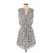 Gap Casual Dress - Wrap: Ivory Paisley Dresses - Women's Size Small