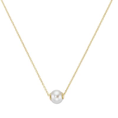 Luigi Merano - Collier Süßwasserperle, Gold 585 Ketten 1 ct Gold Damen