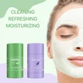 Bâton de masque facial au thé vert pour un nettoyage en profondeur nettoyant pour les pores