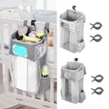 F62D rangement chevet bébé berceau organisateur polyvalent avec 2 clips couverture