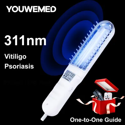 YOUWEpies-Lampe UV de Photothérapie Ultraviolette Tinguse Uremboursable Philips 311nm pour le