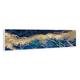 Klarstein Wonderwall Air Art Smart Infrarotheizung Blauer Marmor 120x30cm 350W Weiß