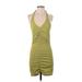 Divided by H&M Cocktail Dress - Bodycon: Green Dresses - Women's Size Small