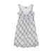 Converse One Star Dress: Gray Plaid Skirts & Dresses - Kids Girl's Size X-Small