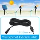 DC Extension Cable Waterproof 2.1*5.5mm Male To Female Power Cord White Black 1m 2m 3m 5m 10m Wire