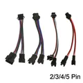 5/10 pz 2pin 3p 4p 5p SM2.54 JST connettore Splitter cavo da 1 a 2 maschio a femmina spina filo 15cm per CCT RGB RGBW LED Strip Light