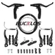 BUCKLOS Bicycle V Brake Set Aluminum Front Rear V Brake Calipers Road Mountain Bike Linear V-Brake