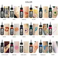 OPHIR Airbrush Temporary Tattoo Ink 30ML/Bottle Tattoo Ink Pigment for Airbrush Kit 18