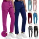 Zipper Straight Unisex Jogger Pants Dentist Pants Beauty Salon Nursing Men Pants Spa Uniform Pants