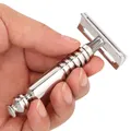 CNC 316L Stainless Steel Manual Shave Classic Double Edge Safety Luxury Razor for Men