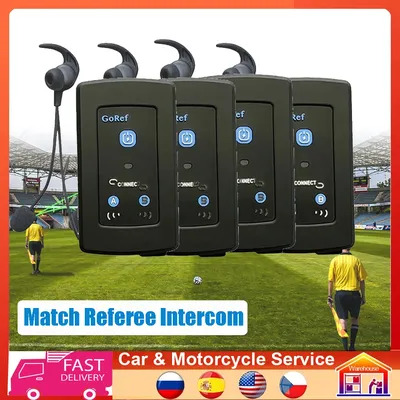 GOREF 1200M Freisprecheinrichtung Intercom Schiedsrichter Headset Bluetooth Wireless Echtzeit Image