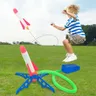 Foot Rocket Launcher Toy for Children Kids Foot-stepping Small Rocket Toys Boys Outdoor Rocket