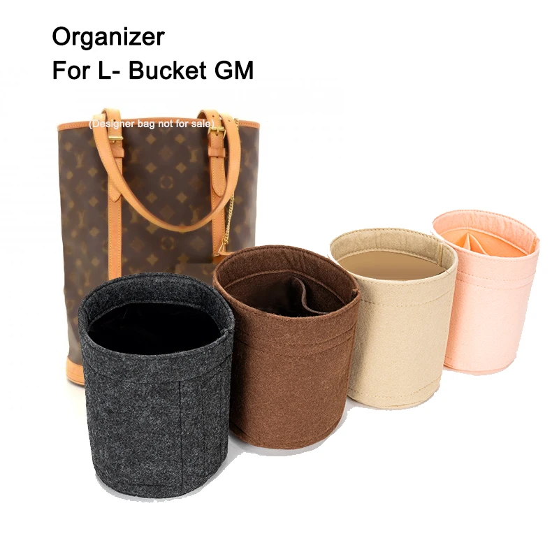 Taschen einsatz Organizer für lvv Eimer gm Monogramm Designer Tasche, runde Taschen Innenfutter Organisation Image