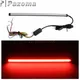29cm universale moto LED striscia luminosa tubo indicatori di direzione sequenziali targa fanale posteriore freno Stop luce rosso colore ambra