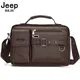 Jeep Buluo Multifunktions-Business-Handtaschen Männer New Man's Umhängetaschen große Kapazität Leder
