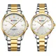 Curren Modemarke Paar Uhren für Liebhaber einfache klassische Quarz Edelstahl Armband Armbanduhren