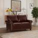 Living Room Sofa Loveseat Faux Leather