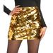 Gold Paillette Skirt