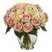 Silk Plant Nearly Natural Rose and Hydrangea Bouquet Artificial Arrangement