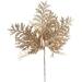 Pack Of 12 Glittered Artificial Cedar Picks - Sparkling Accents For Weddings Parties Holidays And Special Occasions (8-1/2 H)