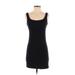 H&M Casual Dress - Bodycon: Black Solid Dresses - Women's Size Small