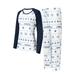 Women's Concepts Sport White/Navy Dallas Cowboys Tinsel Raglan Long Sleeve T-Shirt & Pants Sleep Set