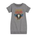 Lynyrd Skynyrd - Americana Steer Skull - Toddler & Youth Girls Fleece Dress