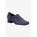 Extra Wide Width Women's Eagan Pump by Ros Hommerson in Navy Patent Lizard (Size 10 1/2 WW)