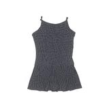 Lands' End Swimsuit Cover Up: Gray Polka Dots Sporting & Activewear - Kids Girl's Size 14