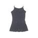 Lands' End Swimsuit Cover Up: Gray Polka Dots Sporting & Activewear - Kids Girl's Size 14