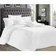 Sapphire Collection Egyptian Cotton 800 ''TC Hotel White Bedding Set Duvet Cover Solid (Single Duvet Cover)
