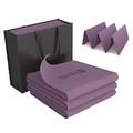Yoga Mat 1/4-Inch Thick TPE,WeMe 72"X24" Exercise Yoga Mat Folding-2023 New Training Mat Fitness Mat for Women, Men & Children,Non-Slip High-Density Eco Friendly for Pilates Mat with Storage Bag
