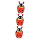 SAFIGLE 3 pcs Disassembly of animals baby Toys Kids Motor Skills Toys ladybug learning toy baby toddler toy Baby Learn to Dress Toy Toddler Activities travel Gift Plush beetle