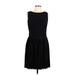 American Living Casual Dress - A-Line: Black Solid Dresses - Women's Size 12