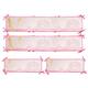 Mesh Crib Bumper Breathable,Classic Collection,Fits Full-Size Four-Sided Slatted and Solid Back Cribs,Anti-Bumper for Daily Installation of Child Protection Devices on Baby Bed Side Guardrails B