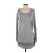 Mix by 41 Hawthorn Casual Dress - Mini: Gray Marled Dresses - Women's Size Small