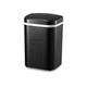 Tophomer 15L Automatic Sensor Kitchen Bin Non-Contact Little Plastic Garbage Bin Square Sensor Waste Dust Bin with Lid for Bathroom Kitchen Black