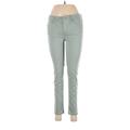 CALVIN KLEIN JEANS Jeggings - Mid/Reg Rise Skinny Leg Boyfriend: Green Bottoms - Women's Size 6 - Light Wash