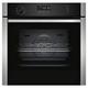 Neff N50 8 Function Pyrolytic Self Cleaning Electric Single Oven - Stainless Steel