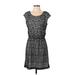Guess Casual Dress - Mini Scoop Neck Short sleeves: Black Dresses - Women's Size 4