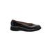 Salvatore Ferragamo Flats: Ballet Wedge Classic Black Print Shoes - Women's Size 6 1/2 - Round Toe