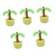 TOYANDONA 5pcs Palm Trees Palm Tree Party Decorations Inflatable Cooler for Parties Palm Tree Decor Fiesta Party Supplies Cactus Decor Palm Tree Ice Bucket Pool Party Pvc Food Toy