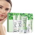 Face Wash and Moisturizer Set - Nourishing Centella Asiatica Hydrating Face Care | Refreshing Toner Essence Eye Cream Face Cream Lotion Set for Skin Repair, Women Gift Suphyee